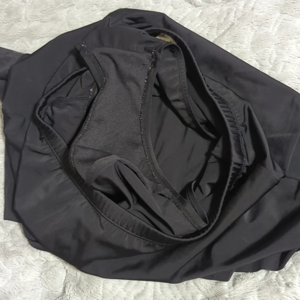 St John's Bay Black Swim Skirt